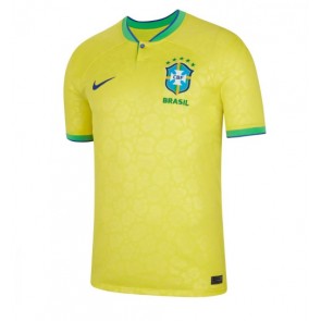 Maillot de foot Brésil Domicile Monde 2022 Manches Courte